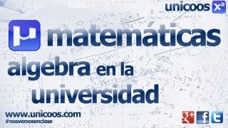 ALGEBRA  Base de un espacio vectorial UNIVERSIDAD unicoos matematicas [upl. by Rees197]