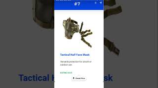 Discover 2024s Top 10 Newest Airsoft Masks shorts shortsfeed shortvideo [upl. by Gnort]