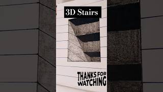 3D Stairs  3D Stairs Kaise Banayen shorts trending music [upl. by Nevur]