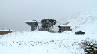 Dans le Champsaur à Orcières Merlette la station de ski préparent activement la saison [upl. by Thorpe775]