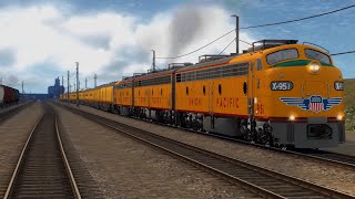 Trackside In Train Sim  Union Pacific E9 OCS Chase  Trains For A Day In Topeka Part 1 9112020 [upl. by Suivatal613]