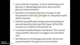 Diagnosis using glucose oxidase enzyme probes [upl. by Moskow]