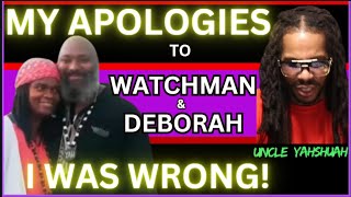 Sorry EVERYONE I was WRONG🔴amp I APOLOGIZE To Watchman amp Deborah🔴Shabbat Bible Study Live 8pm [upl. by Nosyt]