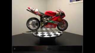 MINICHAMPS 16 SCALE DIECAST MOTORCYCLE MOTO GP DUCATI 996 R TROY BAYLISS WSB 2001 WORLD CHAMPION [upl. by Enirahtac476]