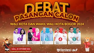 🔴 Live Debat pasangan calon walikota dan wakil walikota Bogor 2024 [upl. by Phelgen]