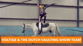 Voltige met de Dutch Vaulting Show Team  PaardenpraatTV [upl. by Veradia164]