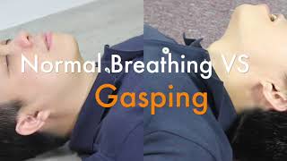 Sudden Cardiac Arrest SCA and Agonal Breathing Gasping [upl. by Assiralc]