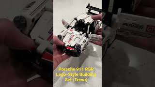 JIQILE Porsche 911 RSR LegoStyle Building Set from Temu  Cheap and Pretty Nice [upl. by Crandell]