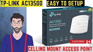 tplink AC1350  Celling Mount Access Point Configuration Access Point kuchnayasikhe [upl. by Halilahk]