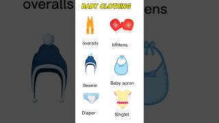 Baby vocabulary in English vocabulay shorts [upl. by Aleel]