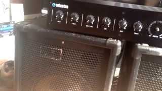 The Adastra 952972 Mixer Amplifier 120W Sound Test [upl. by Snevets]