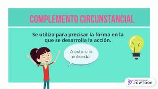 Complemento directo indirecto y circunstancial [upl. by Ariik]