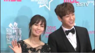 Seesaw CP 养眼夫妇 ：20151229 MBC entertainment award  Red carpet interview [upl. by Pelligrini]