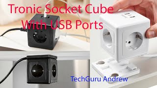 Tronic Socket Cube With USB Ports [upl. by Eicart]