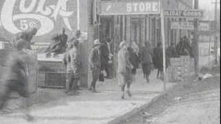 THOMASVILLE NC  1900  Looking East amp West on Main St amp Salem St [upl. by Ardnoyek]