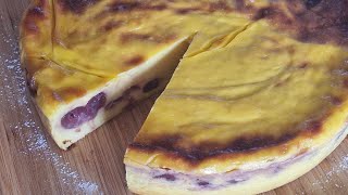 Recette  Flan Sans Pâte à la Cerise [upl. by Bradan426]