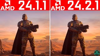 AMD Driver Update 2421 vs 2411 Driver Comparison RX 6600 [upl. by Ayotac]