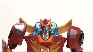 Video Review of Transformers Animated Rodimus Minor [upl. by Jacinda17]