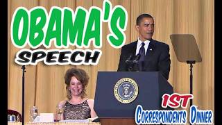 Obamas Speech  2009 Correspondents Dinner [upl. by Hung178]