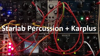 Strymon Starlab  Percussion  Karplus [upl. by Jennings]