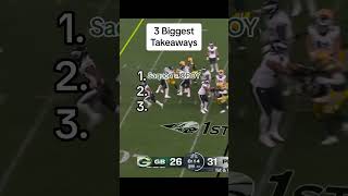 3 Biggest Takeaways Packers vs Eagles eagles packers nfl jalenhurts saquonbarkley [upl. by Sigsmond549]