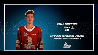 Cole Huckins  Espoirs du Repêchage LNH 2021  2021 NHL Draft Prospects [upl. by Etnaled]