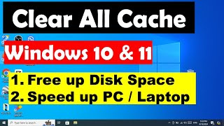 How to Clear Cache on Windows 10 to Improve Performance and Speed up Your PC [upl. by Aldin884]