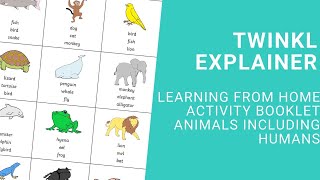 KS1 Science  Learning From Home  Animals including humans Year 1 [upl. by Trinette]