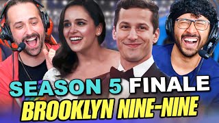 Brooklyn NineNine 5x21 amp 5x22 REACTION Season 5 Finale  quotWhite Whalequot  quotJake amp Amyquot Wedding [upl. by Morten749]