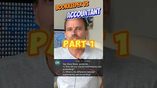 Becoming a Bookkeeper pt 4 of 4 Accountant vs Bookkeeper [upl. by Alleinnad]