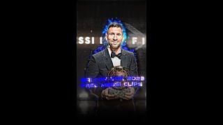 Messi Winning Ballon Dor 2023 4k Clip For Edits [upl. by Ecidna]