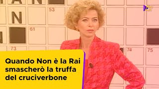 Quando Non è la Rai smascherò la truffa del cruciverbone [upl. by Ahsille]