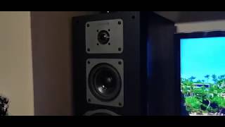 Sound test Yamaha A520 amplifier  Quadral Phonologue ODIN [upl. by Adnuhsed165]