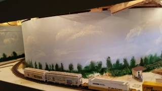 More backdrop painting and layout lighting [upl. by Hermann]