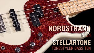 Nordstrand NPJ4 Set amp Stellartone Tonestyler Bass Ten  Maruszczyk Jake 4p PJ [upl. by Nyleak880]