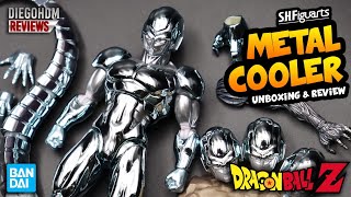 METAL COOLER SH Figuarts Bandai Dragon Ball Z Unboxing e Review BR [upl. by Borlase]