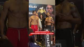 DARIUS FULGHUM VS CHRISTOPHER PEARSON FACEOFF [upl. by Riebling]