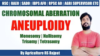 Aneuploidy  Monosomy  Nullisomy  Trisomy  Tetrasomy  Chromosomal Aberration [upl. by Enida]