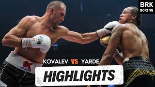 Sergey Kovalev Russia vs Anthony Yarde England  TKO BOXING Fight HD [upl. by Anayek754]