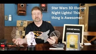 Star Wars 3D Illusion Night Light This thing is Awesome [upl. by Gnilyam]