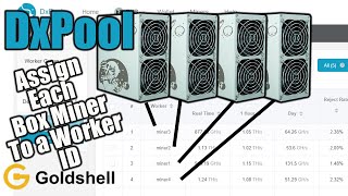 How to Assign Each Miner As A Worker in DxPool [upl. by Eerihs159]