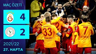 ÖZET Galatasaray 42 Çaykur Rizespor  27 Hafta  202122 [upl. by Lekram]