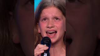 A GRAVITY DEFYING performance from 11yearold Olivia  Auditions  BGT 2023  shorts [upl. by Hak567]