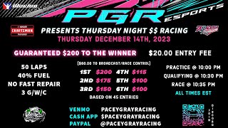 PGR Money Racing  Thursday Night Heat Series  Talladega Superspeedway [upl. by Axia]