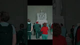 Inside the Lincoln Memorial Washington DC 20002 United States shorts youtubeshorts USA [upl. by Barbabas938]