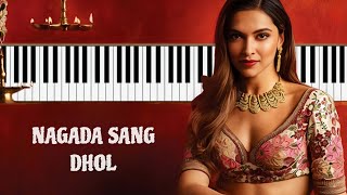 Nagada Sang Dhol Piano  Goliyon Ki Rasleela Ramleela  Deepika Padukone  Shreya Ghoshal [upl. by Naujet]