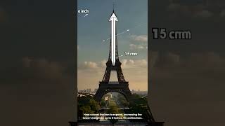 Did You Know The Eiffel Tower grows in summerfacts motivation letestnews interestingfacts [upl. by Coriss]