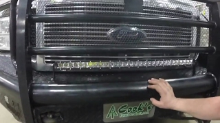 NILIGHT 31 INCH LIGHT BAR FORD F350 [upl. by Ahsirak]