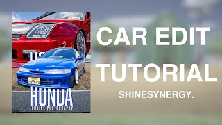 Car Edit Tutorial  SHINESYNERGY [upl. by Nomled180]