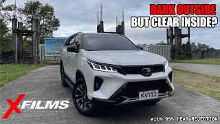 XFilms Ceramic Tint Review  Medium Dark amp Super Dark  Fortuner LTD [upl. by Yecaw616]